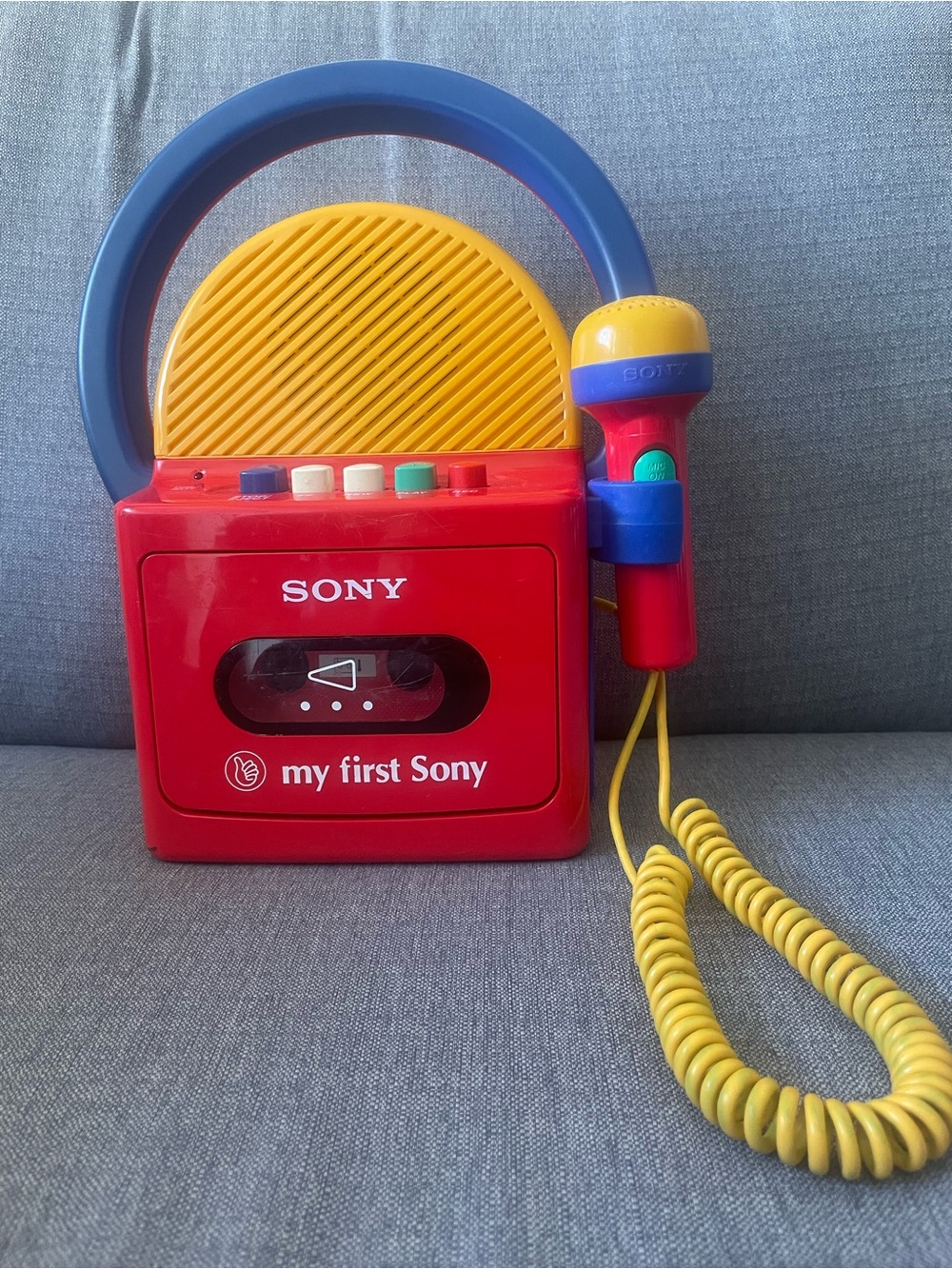 Sony My First Sony Kids Cassette Karaoke Toy - Red, Yellow, Blue